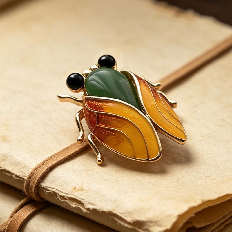 Tech Wear Accessories - Vintage Cicada Brooch 2024 Trendy Insect
