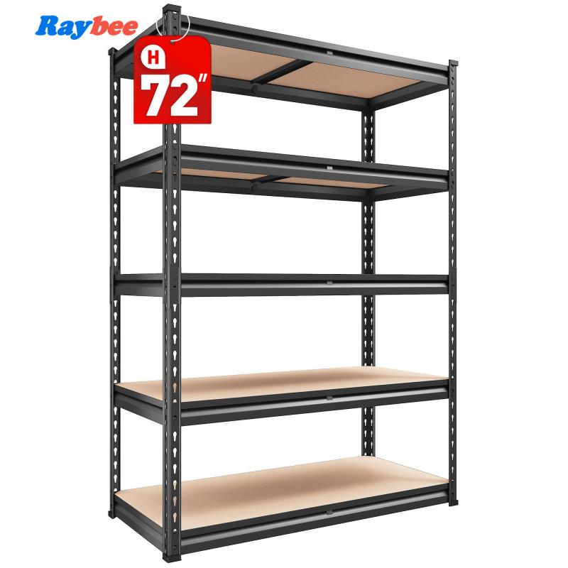 Tech Room Accessories - Heavy Duty 5-Tier Metal Storage Shelving