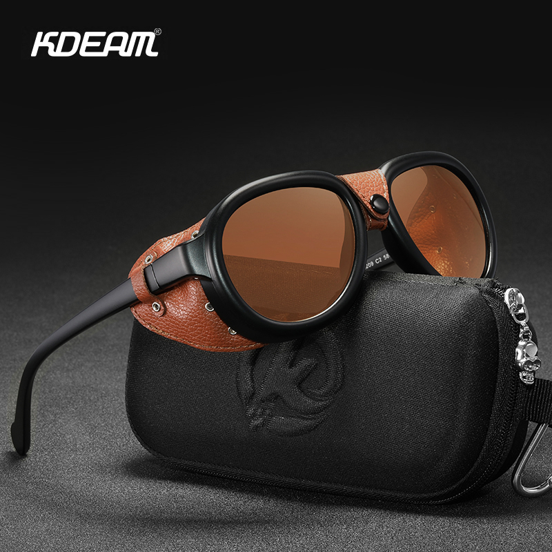 KDEAM Pilot Sunglasses Steampu - Tech Wear Accessories recension och pris