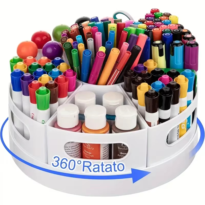 360° Rotating Desk Organizer W - Tech Accessories For Office recension och pris
