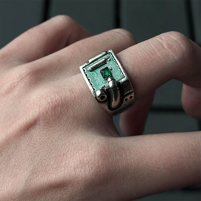 Tech Inspired PCB Pattern Ring - Tech Accessories Industry recension och pris