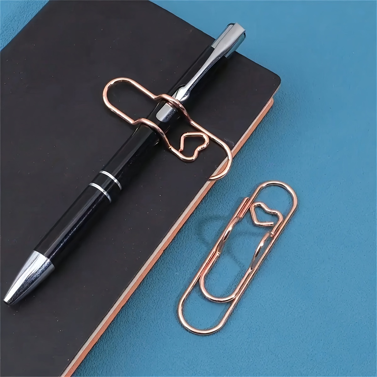 3Pcs Multi‑Color Metal Pen Cli - Tech Accessories For Office recension och pris