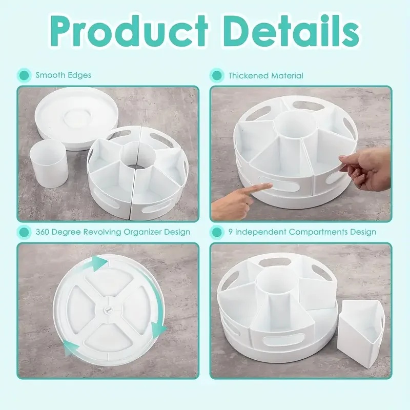 360 Degree Rotating Desk Organ - Tech Accessories For Office recension och pris