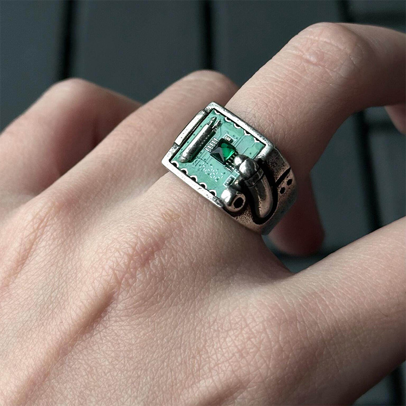 Retro Tech PCB Ring Jewelry Ac - Tech Accessories Industry recension och pris