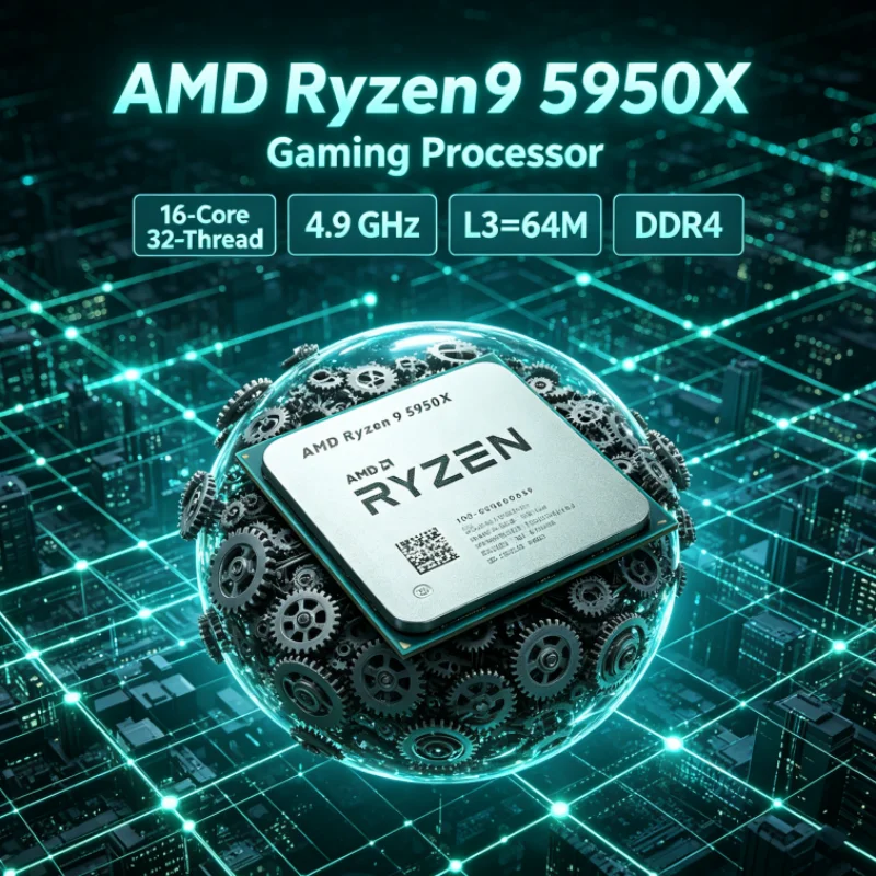 AMD Ryzen 9 5950X DDR4 Gaming  - Amd Cpu Ryzen 9 recension och pris