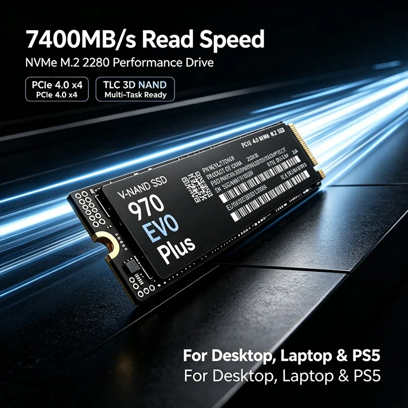 7400MB/s M.2 NVMe SSD 970 EVO  - Samsung Ssd 980 Pro recension och pris