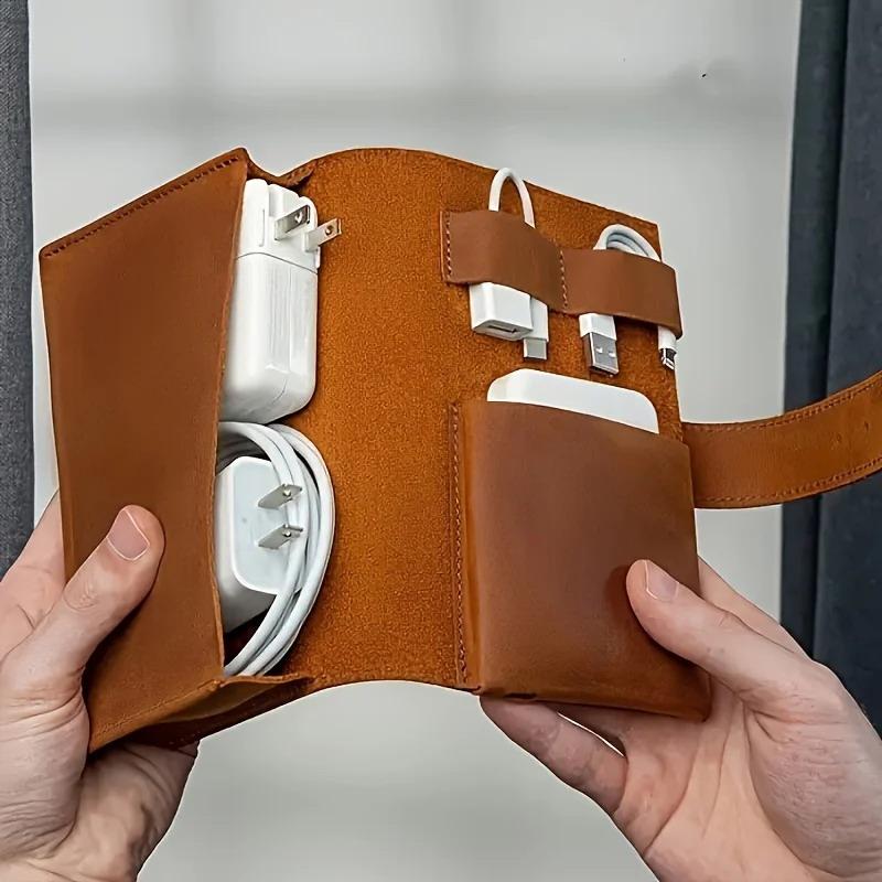 1PC PU Leather Multi-Compartme - Tech Accessories Travel recension och pris