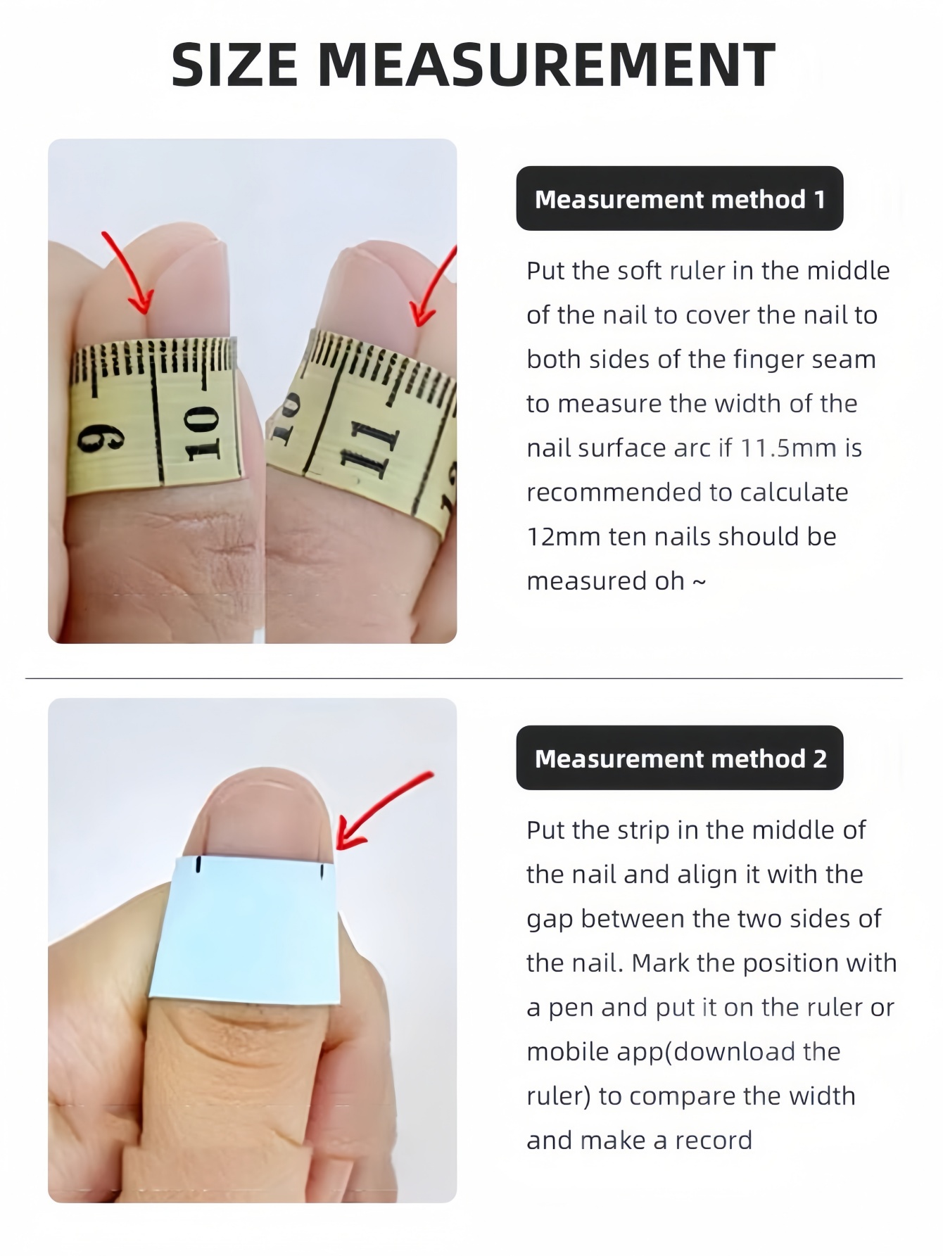 10 Long Trapezoidal Press-On N - Nail Tech Accessories recension och pris