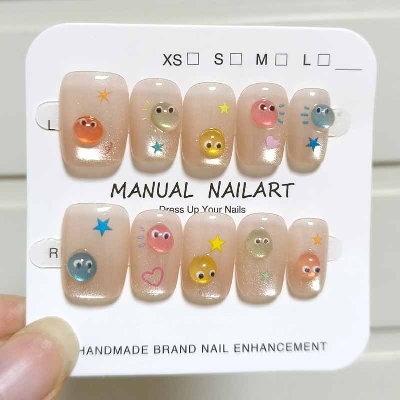10Pcs French Style New Cute 3D - Nail Tech Accessories recension och pris