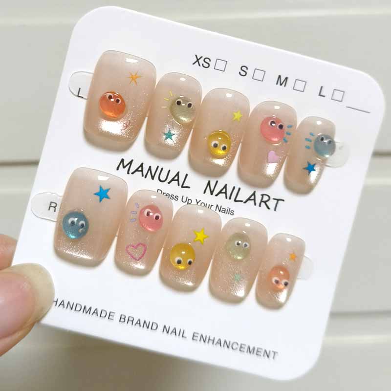 10Pcs French Style New Cute 3D - Nail Tech Accessories recension och pris