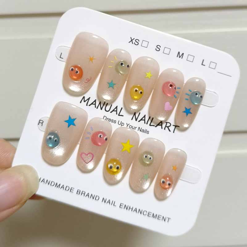 10Pcs French Style New Cute 3D - Nail Tech Accessories recension och pris