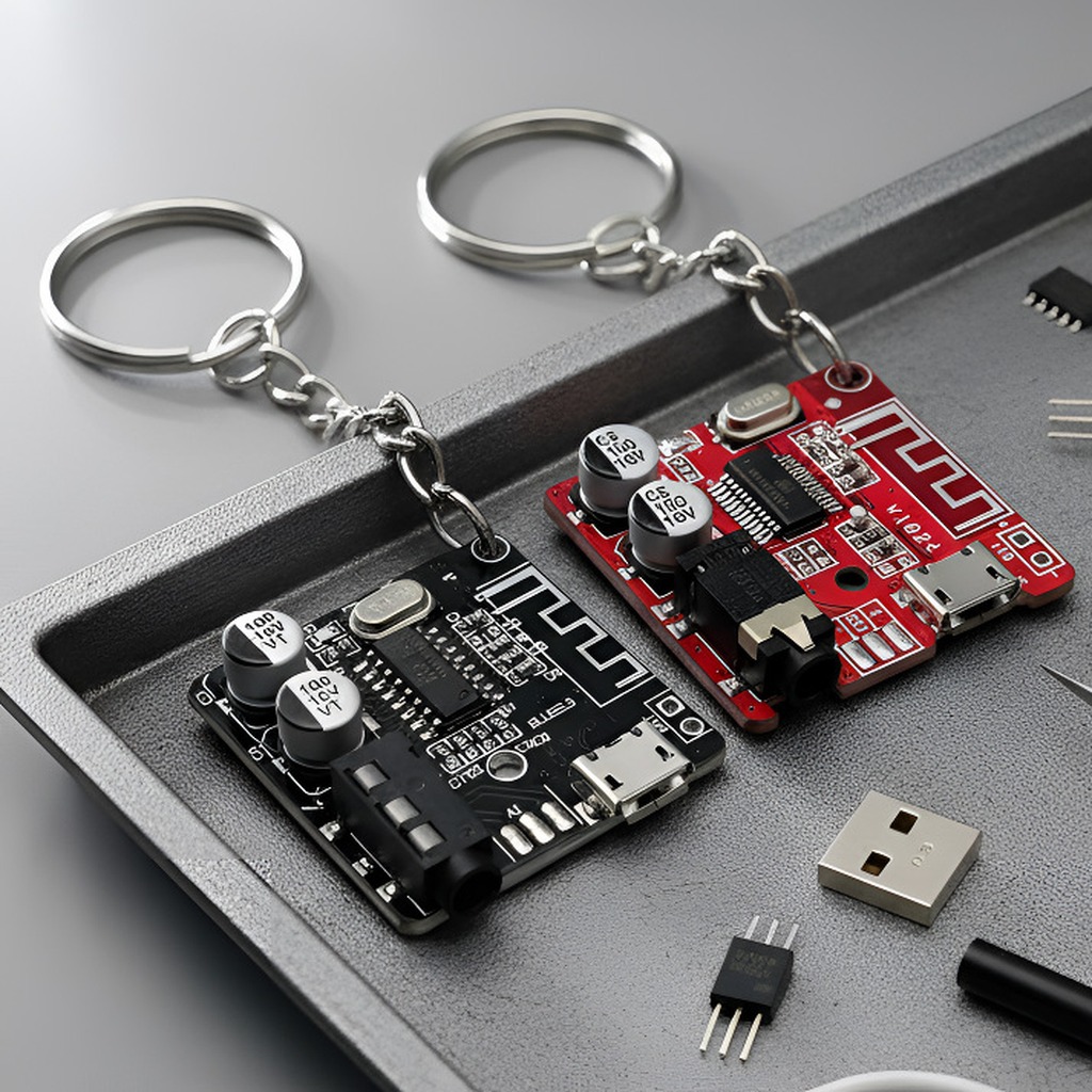 Retro Tech Aesthetic PCB and M - Tech Accessories Key recension och pris