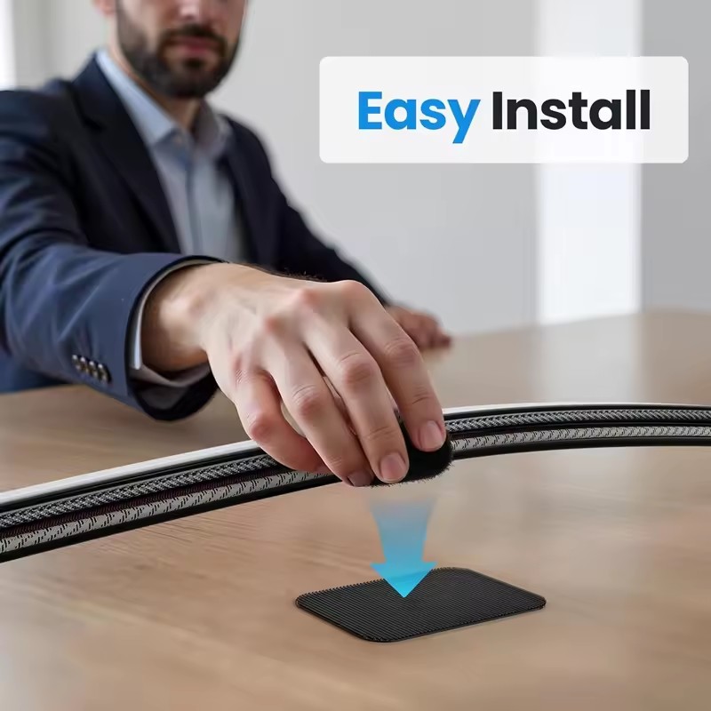 Adhesive Under Desk Cable Ties - Tech Room Accessories recension och pris