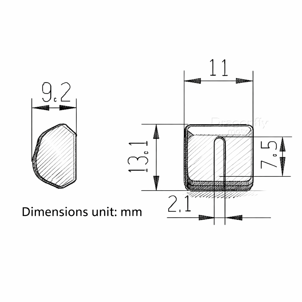 For TMAX 560 T-MAX560 Tech Max - Tech Accessories Key recension och pris