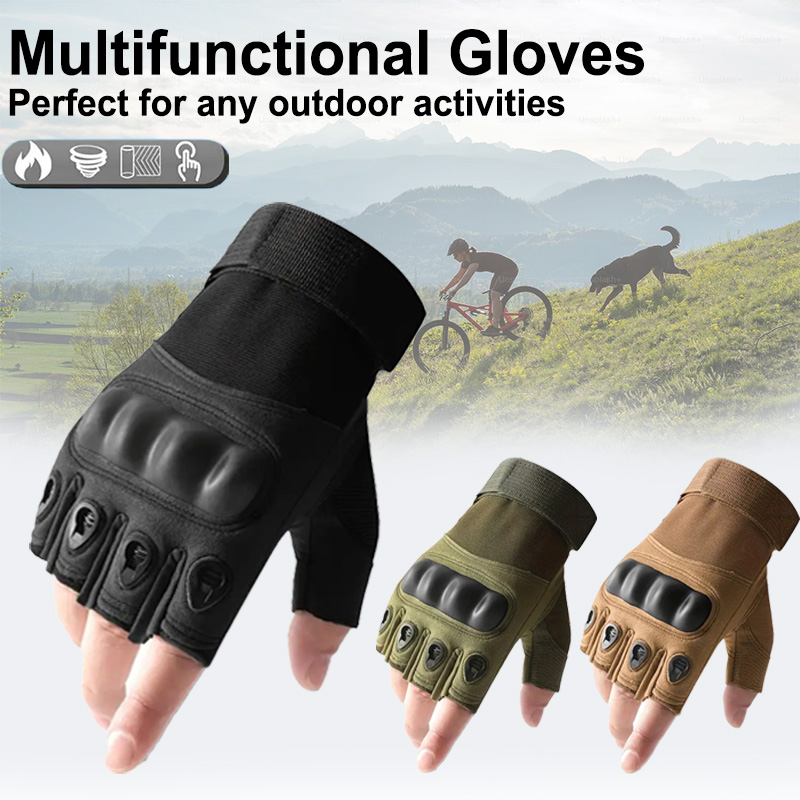 1Pair Tactical Fingerless Glov - Tech Wear Accessories recension och pris