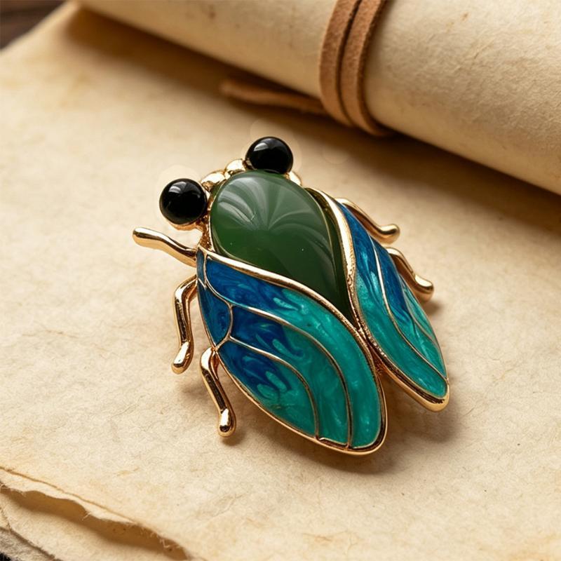 Vintage Cicada Brooch 2024 Tre - Tech Wear Accessories recension och pris