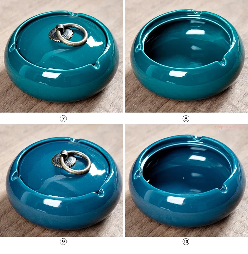 Round Ceramic Ashtray Living R - Tech Room Accessories recension och pris