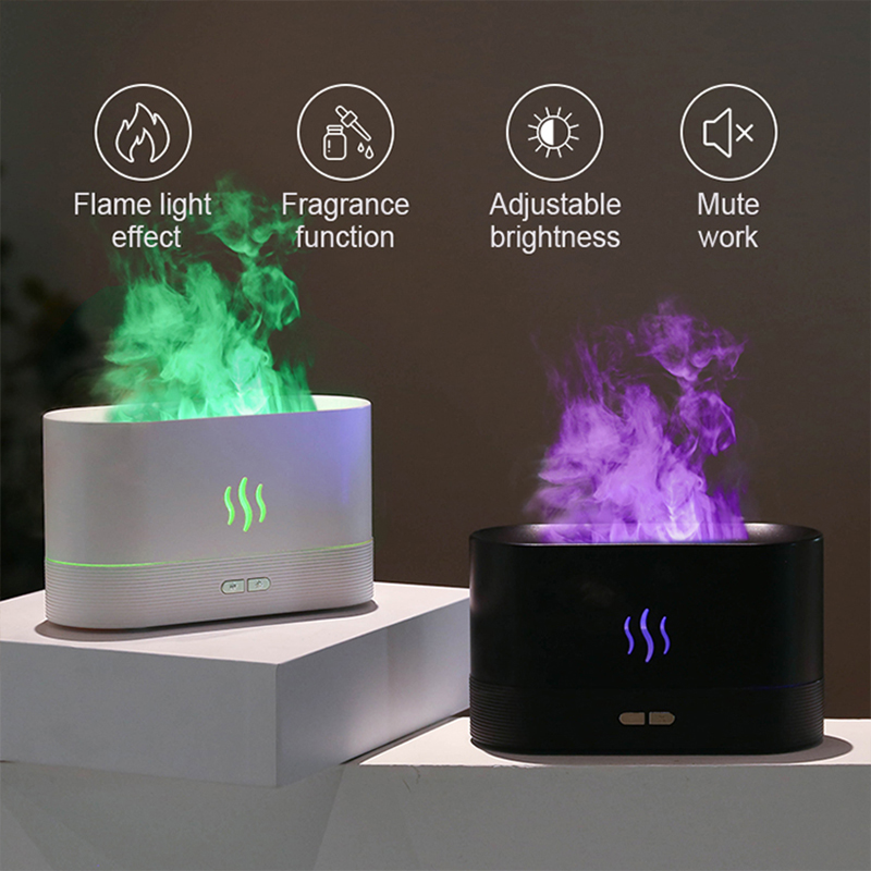USB Desktop Flame Aroma Diffus - Tech Room Accessories recension och pris