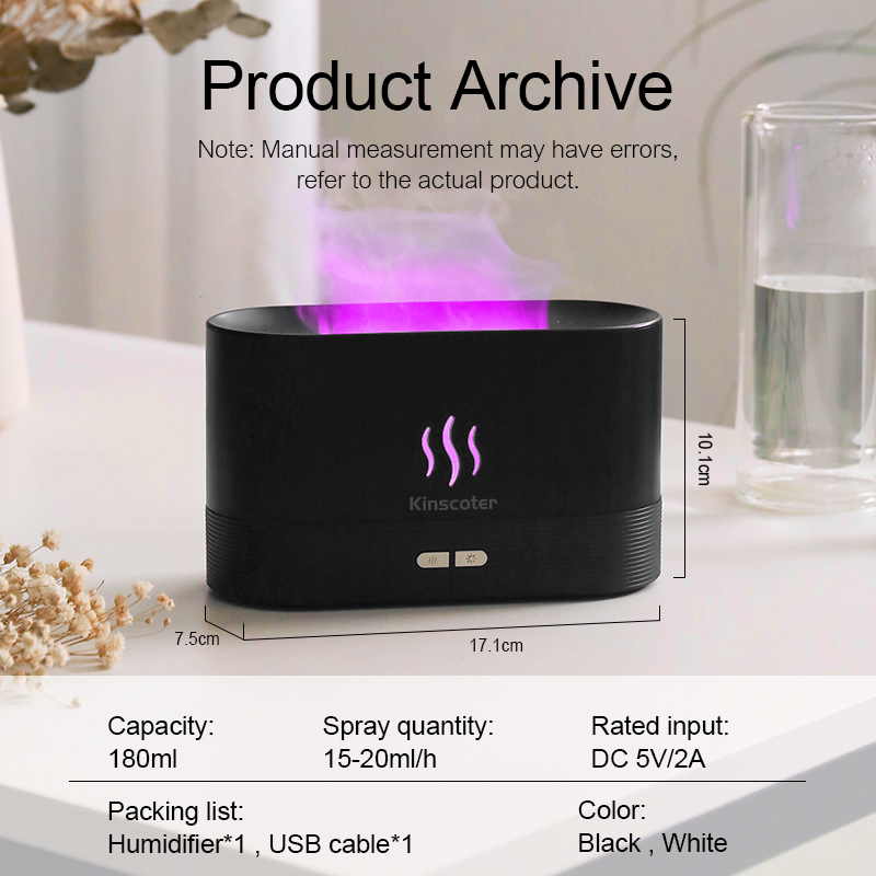 USB Desktop Flame Aroma Diffus - Tech Room Accessories recension och pris