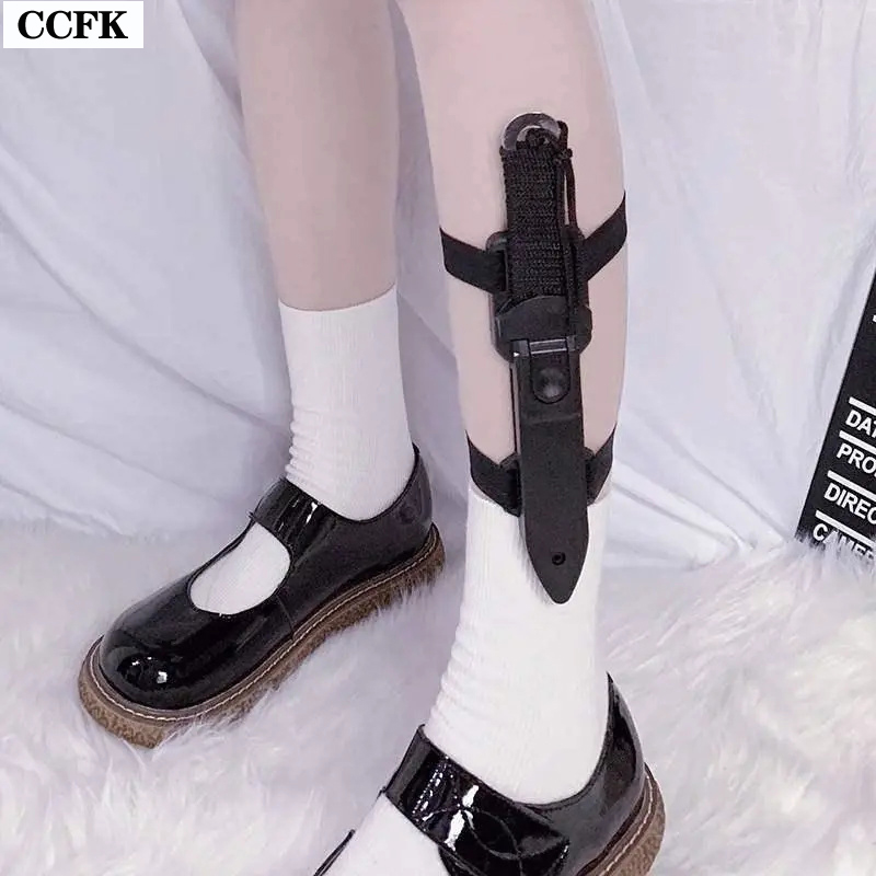 Goth Leg Ring Kawaii Knife Pro - Tech Wear Accessories recension och pris
