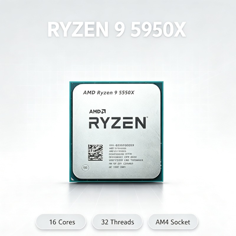 16-Core Desktop CPU AMD Ryzen  - Amd Cpu Ryzen 9 recension och pris